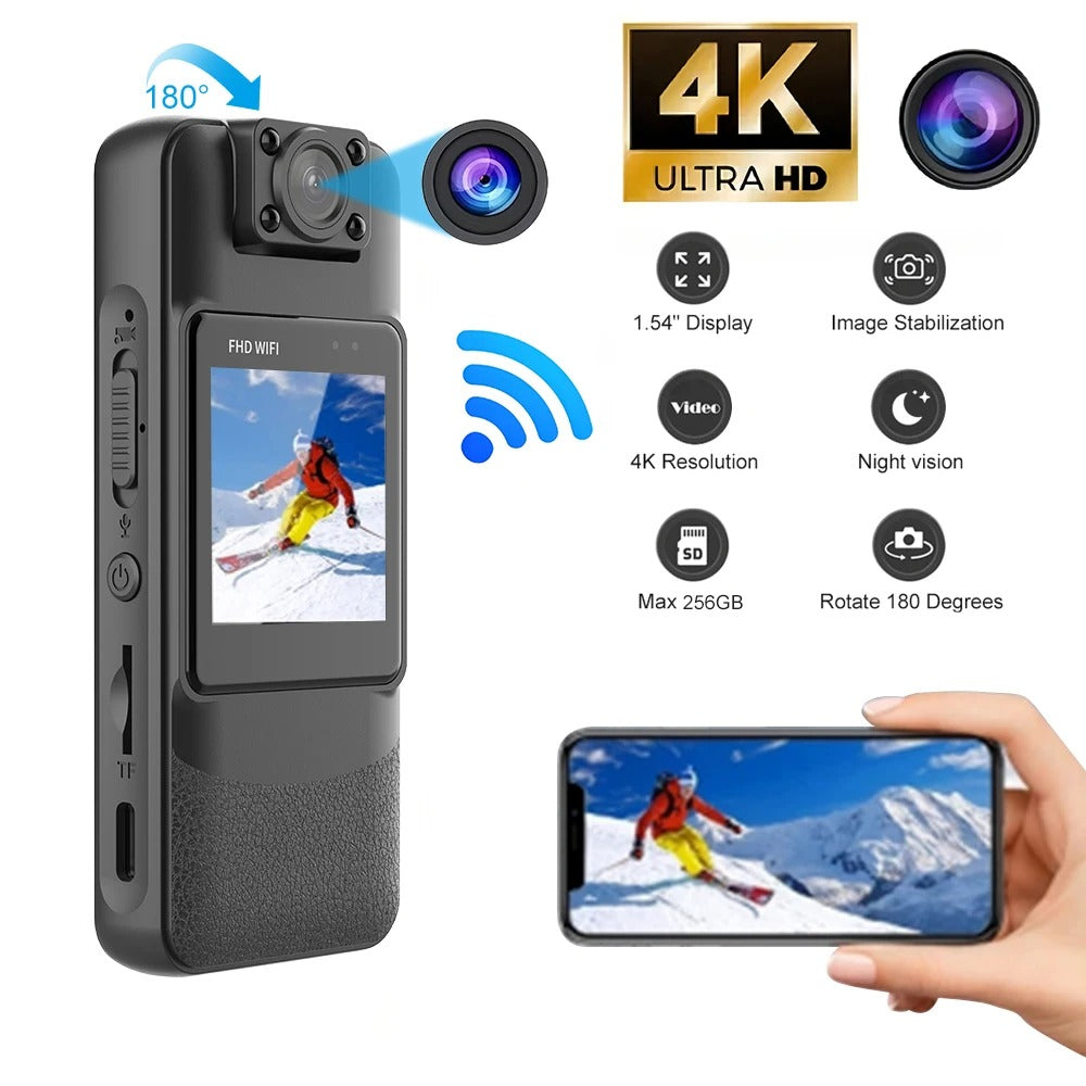 4K Night Vision Body Camera