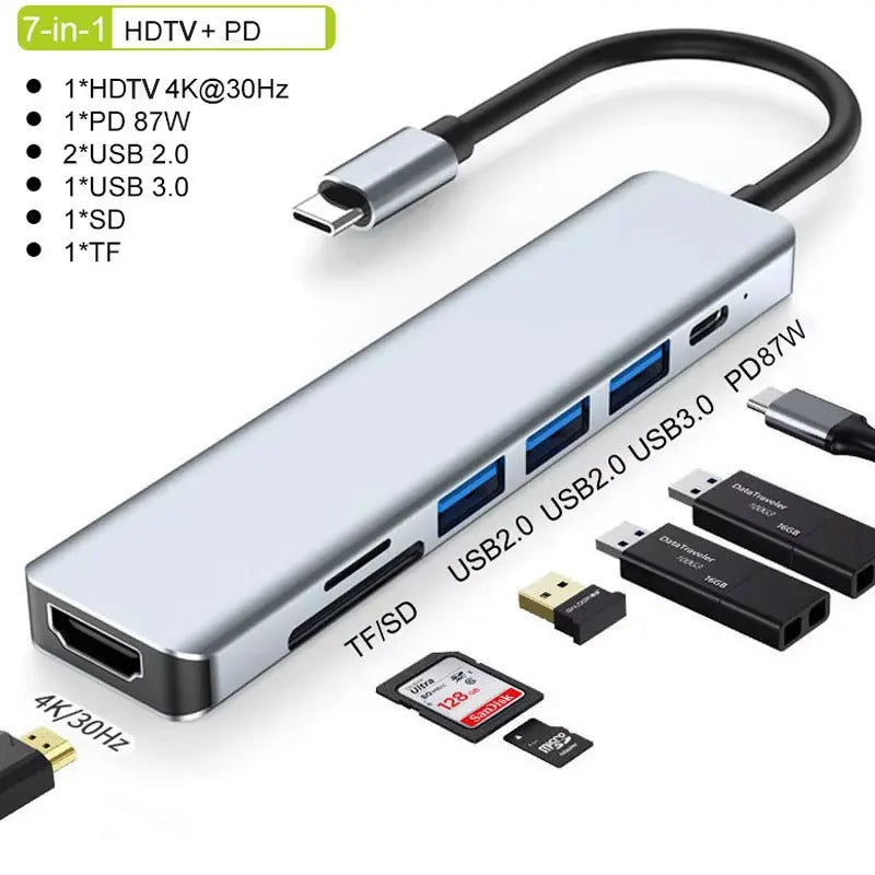 5-Port USB-C Hub 4K HDMI