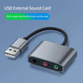 3-in-1 USB Audio Adapter