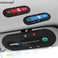 Bluetooth Handsfree Car Speakerphone | Wireless Sun Visor Clip Speaker, MP3 Music Player & Audio Receiver for Safe Driving
