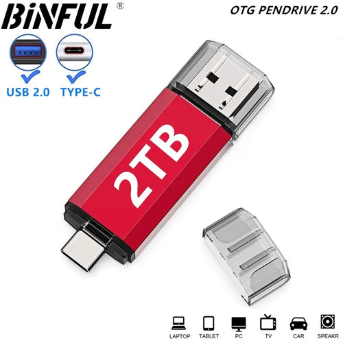2-in-1 USB-C OTG Flash Drive