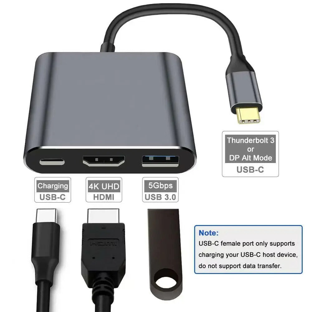3-in-1 USB-C Hub 100W