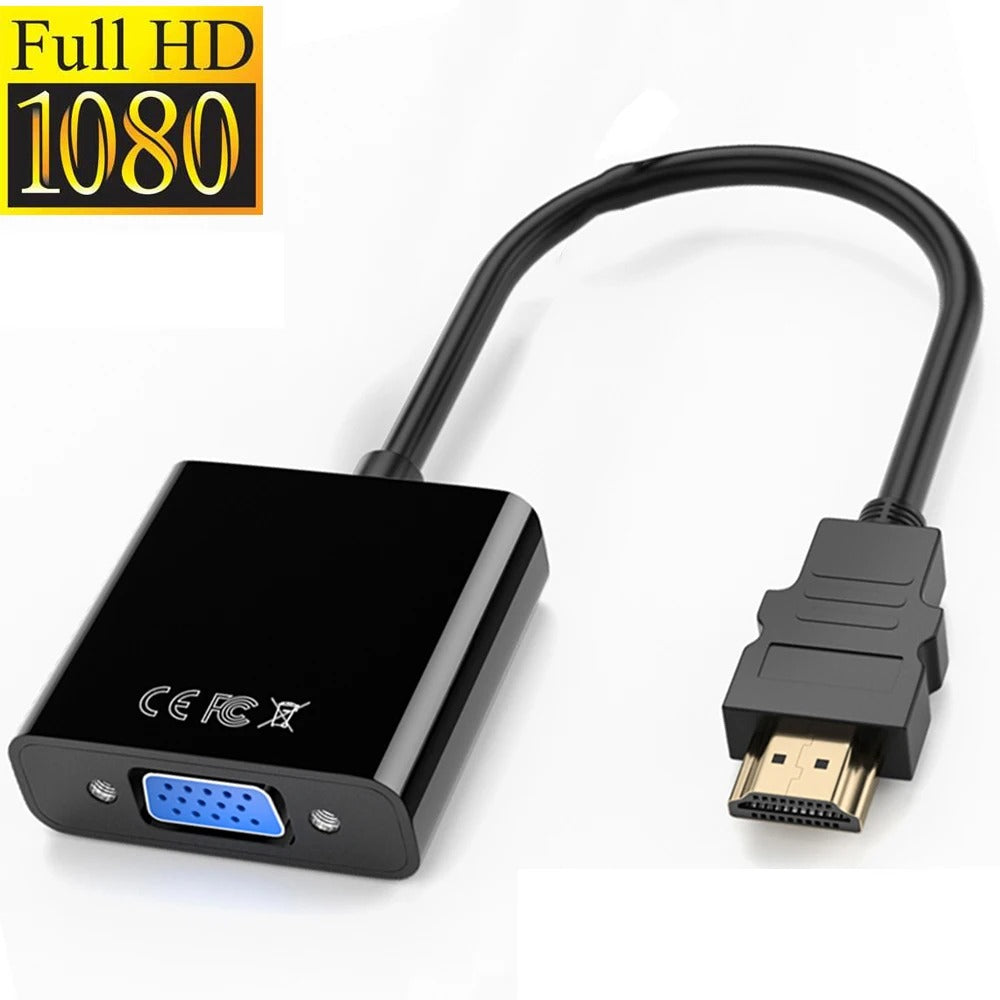 HDMI to VGA Adapter 1080P