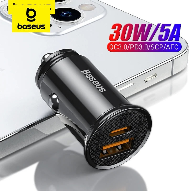 Baseus 30W Fast Car Charger