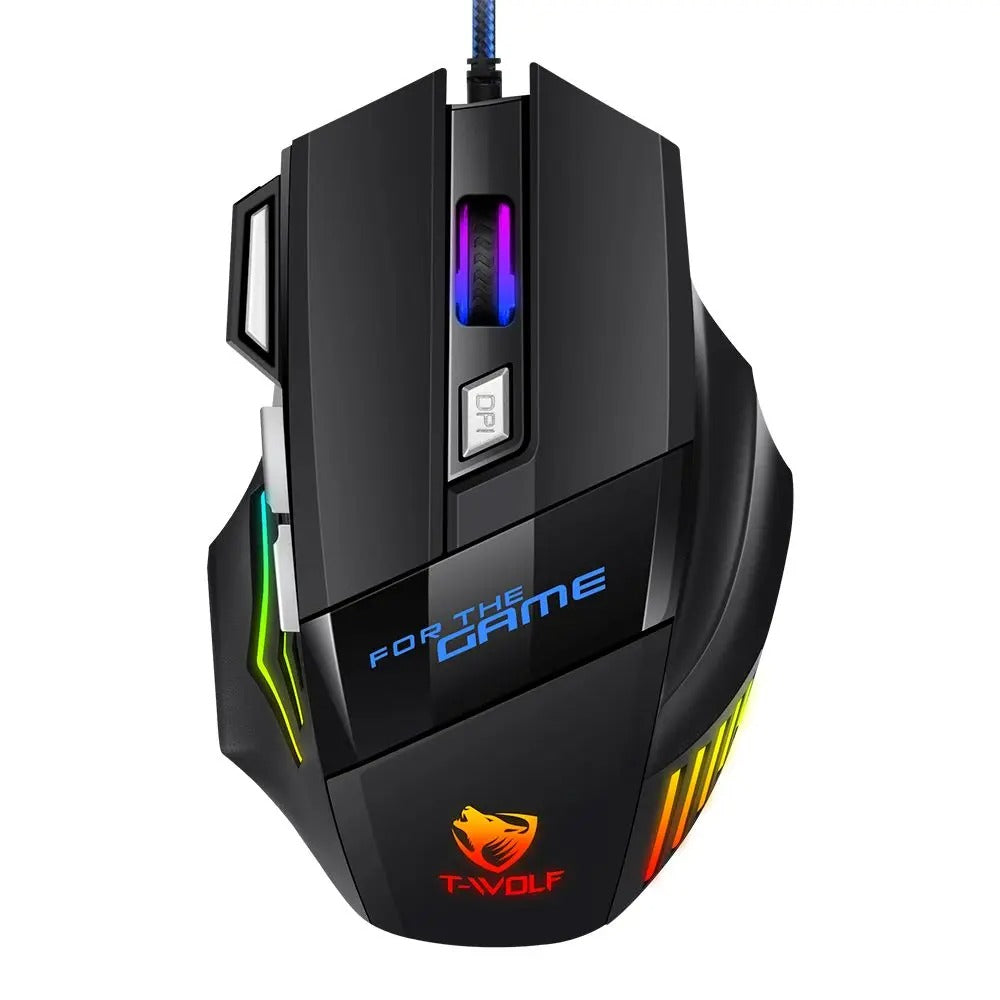 T-WOLF RGB Gaming Mouse