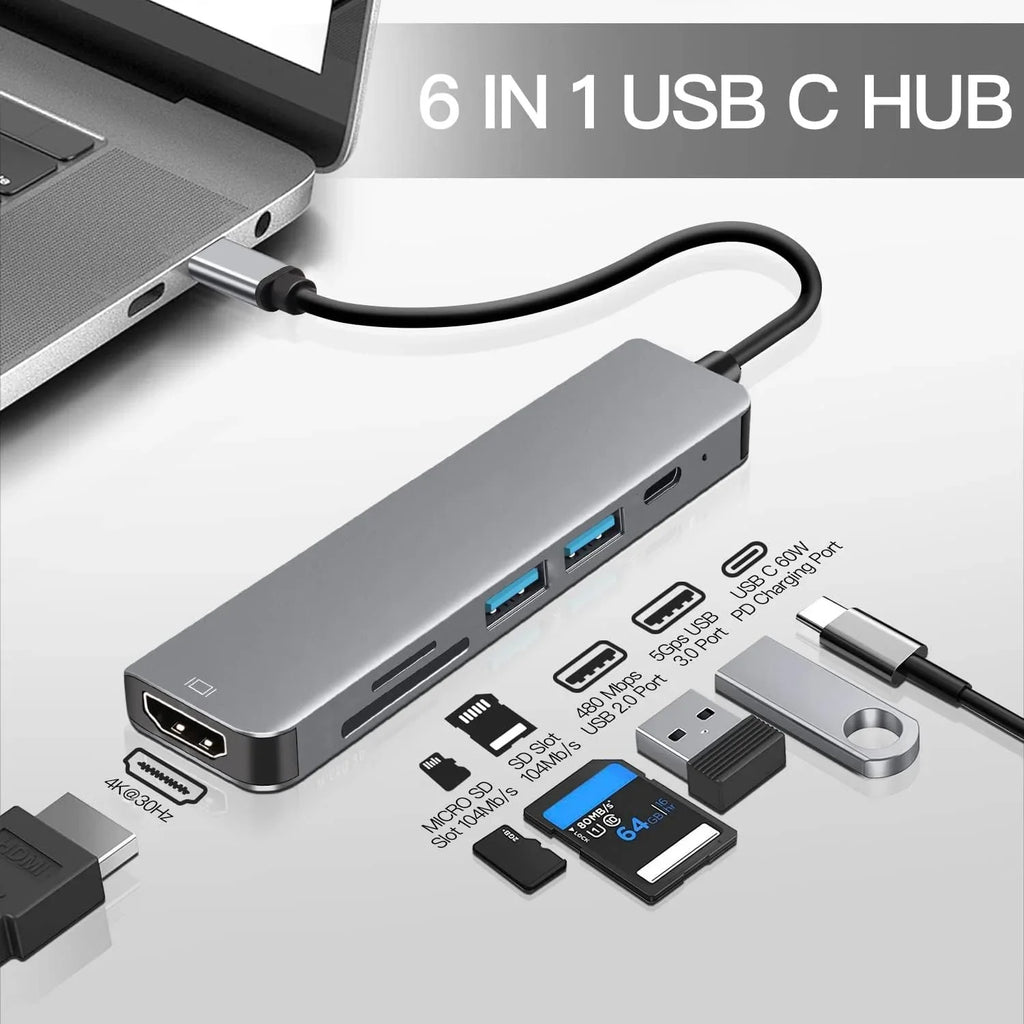 5-Port USB-C Hub 4K HDMI