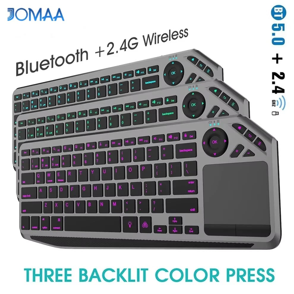 Backlit Bluetooth Keyboard with Touchpad