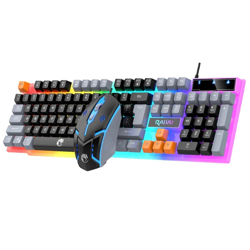 RAIKU T26 RGB Gaming Keyboard & Mouse Set