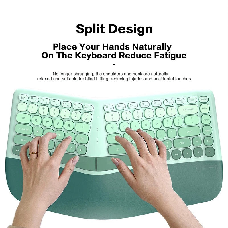 MOFII Ergonomic Wireless Keyboard & Mouse Combo