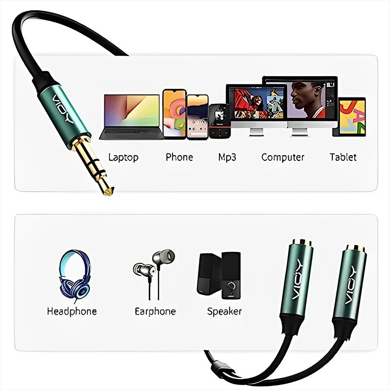 3.5mm Headset Splitter Cable