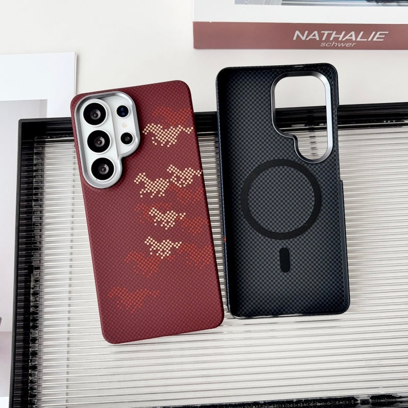 Carbon Fiber Magnetic Samsung Case