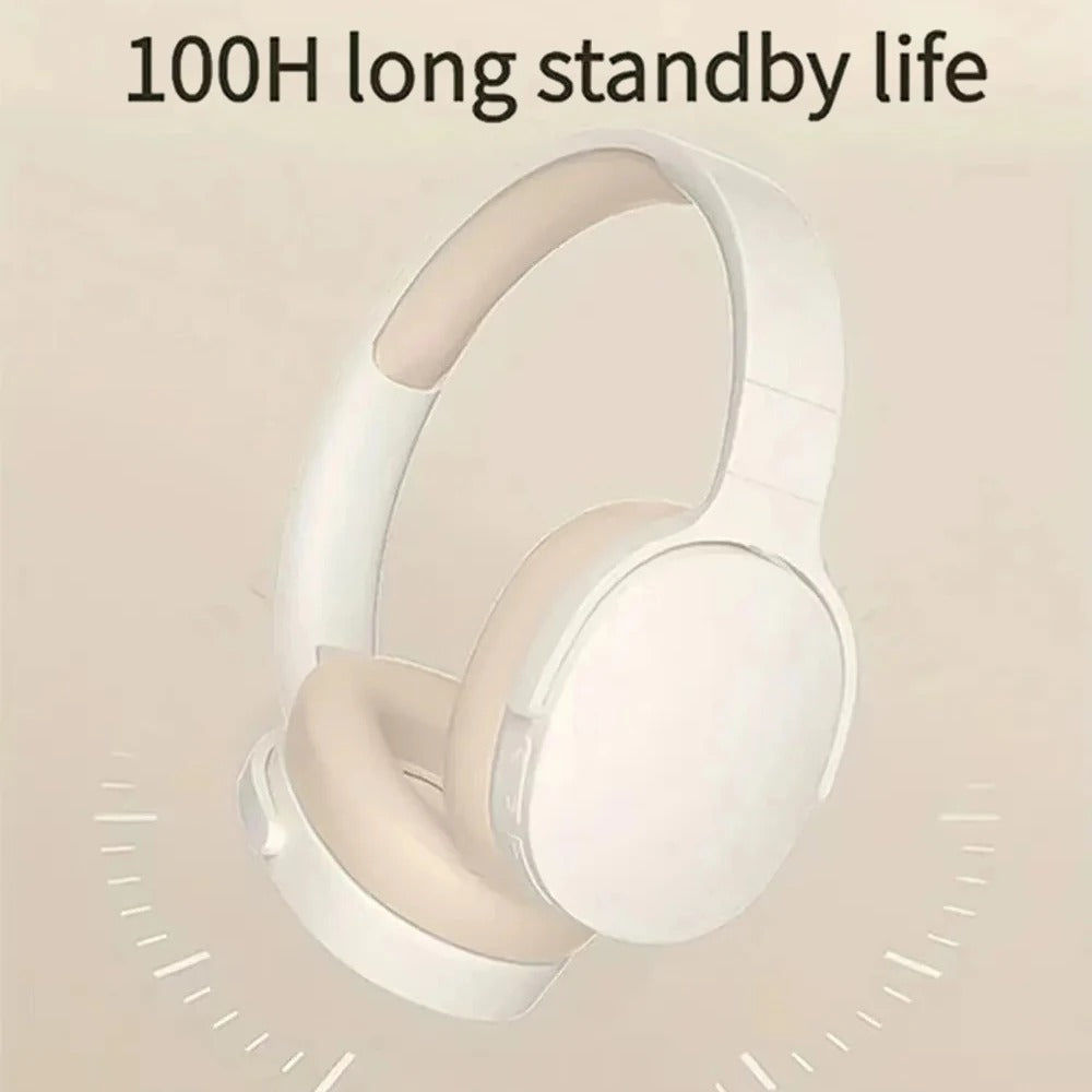Bluetooth 5.3 Gaming Headset Dual Mode Wireless Earphones | Foldable Noise Reduction Headphones for iPhone, Xiaomi & Android