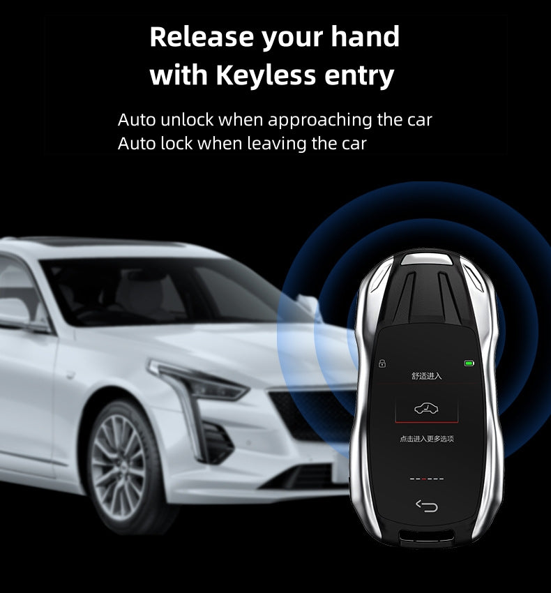Auto Keyless Entry System Electronic Remote Control Touch Display  Lcd Smart Key For Car
