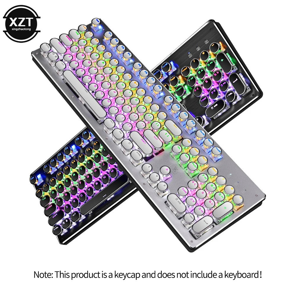 104-Key PBT Round Keycap Set