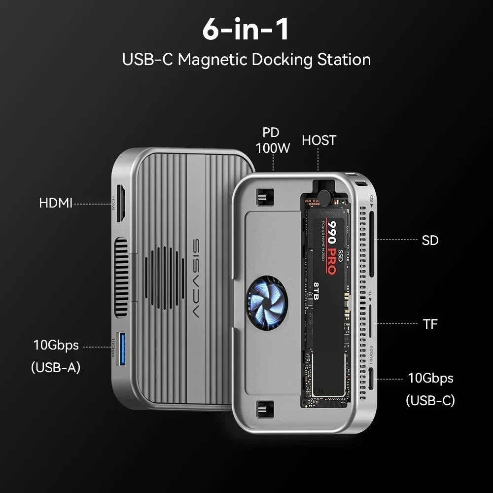 ACASIS 10Gbps M.2 SSD Dock with Bag