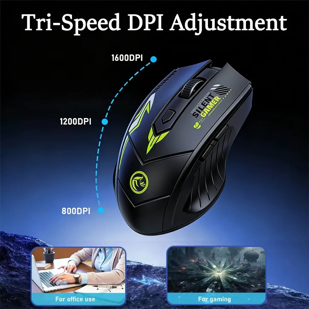 Dual-Mode Wireless Gaming Mouse