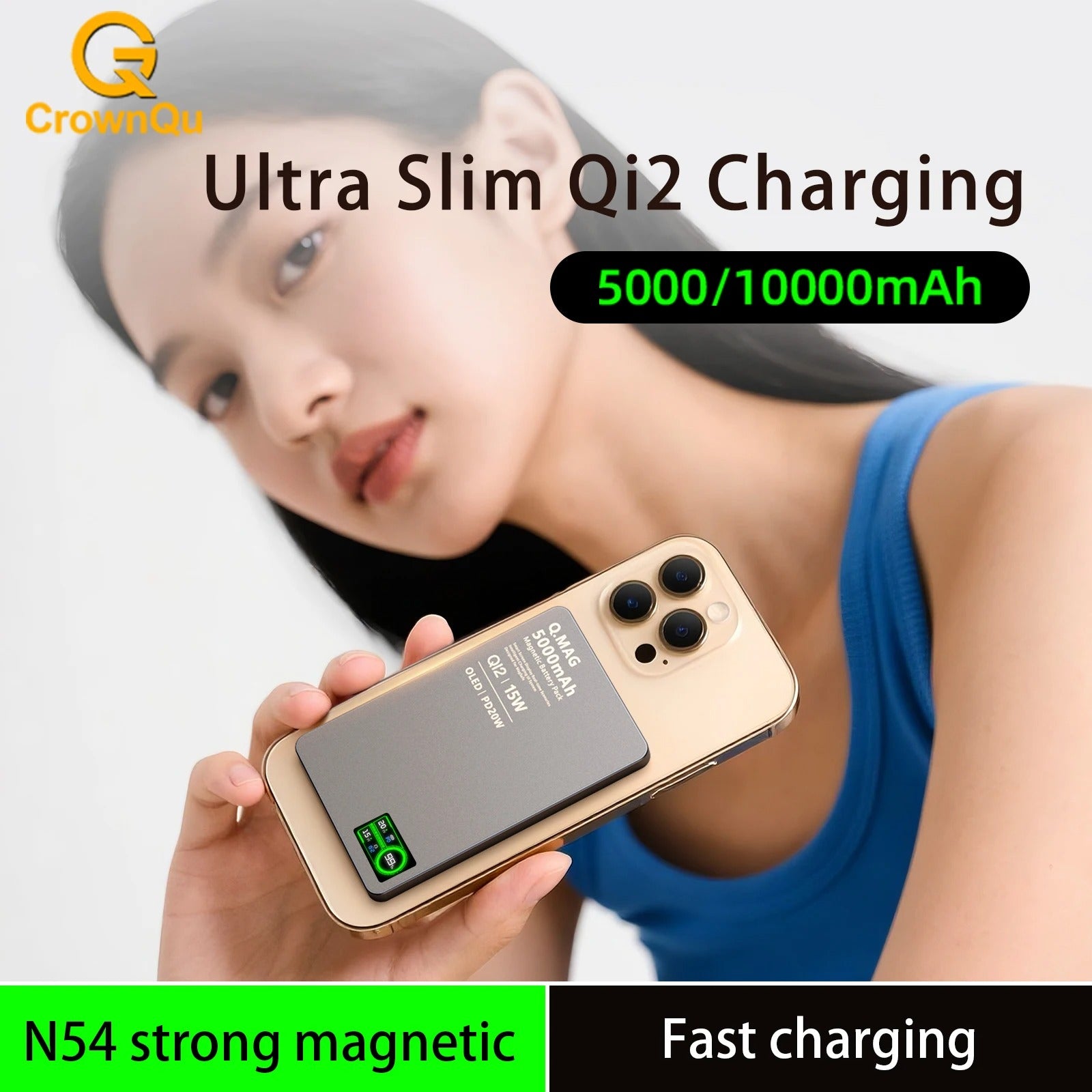 Qi2 Magnetic Wireless Power Bank