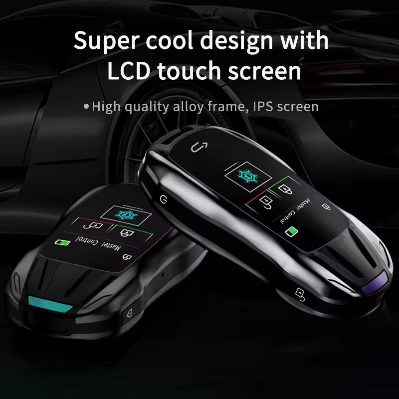 Auto Keyless Entry System Electronic Remote Control Touch Display  Lcd Smart Key For Car