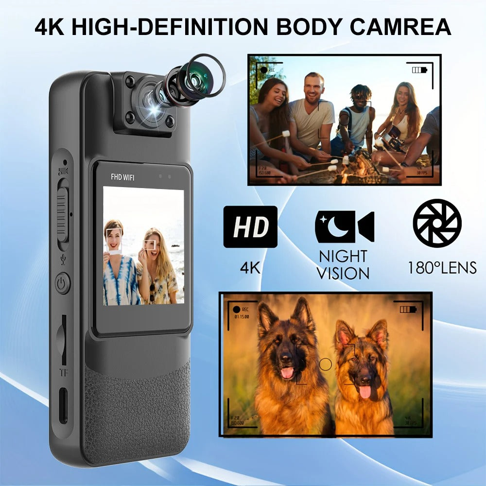 4K Night Vision Body Camera