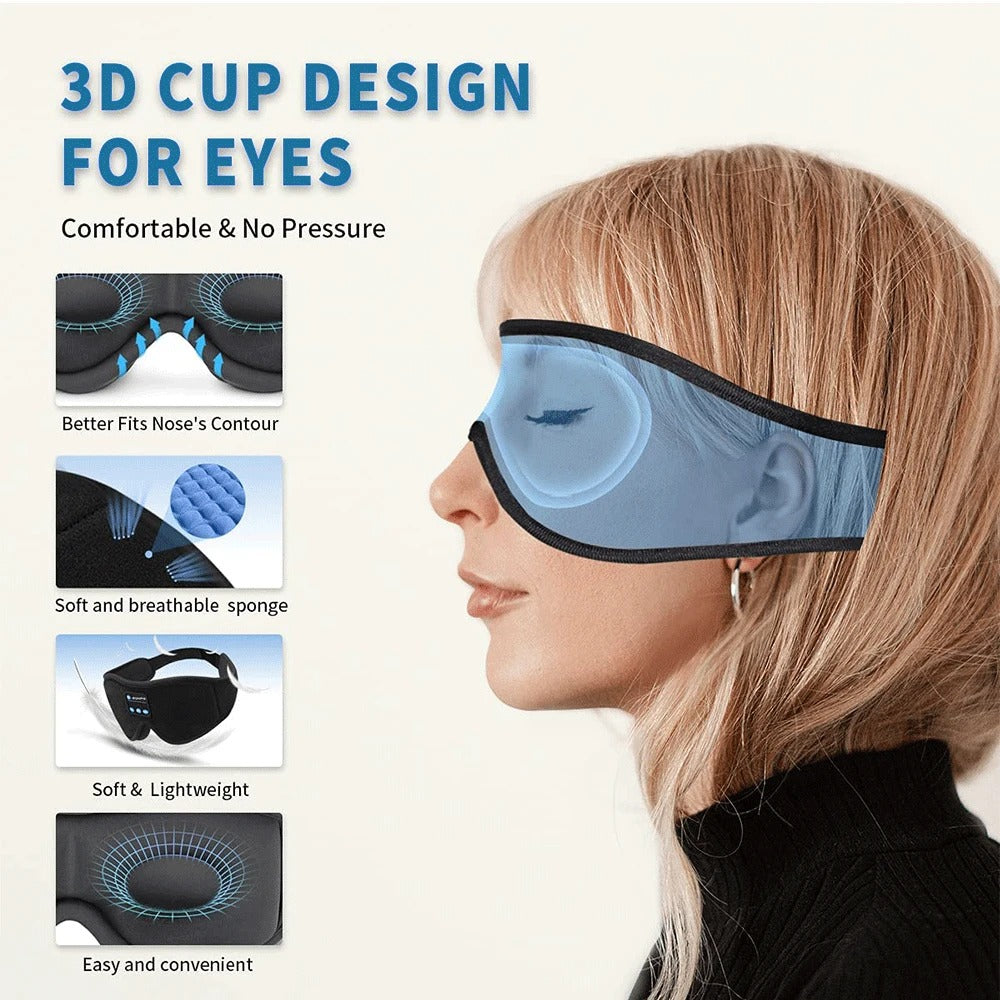 Bluetooth Sleep Mask Headphones