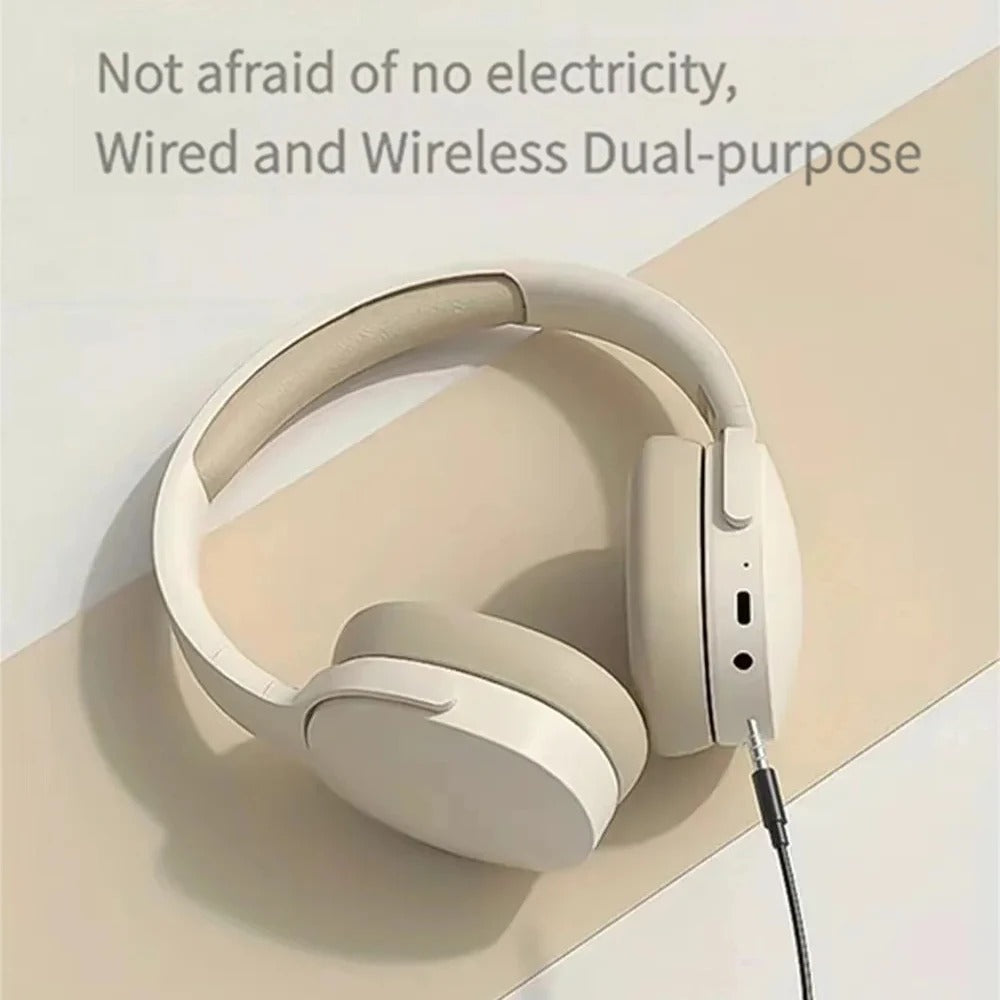 Bluetooth 5.3 Gaming Headset Dual Mode Wireless Earphones | Foldable Noise Reduction Headphones for iPhone, Xiaomi & Android