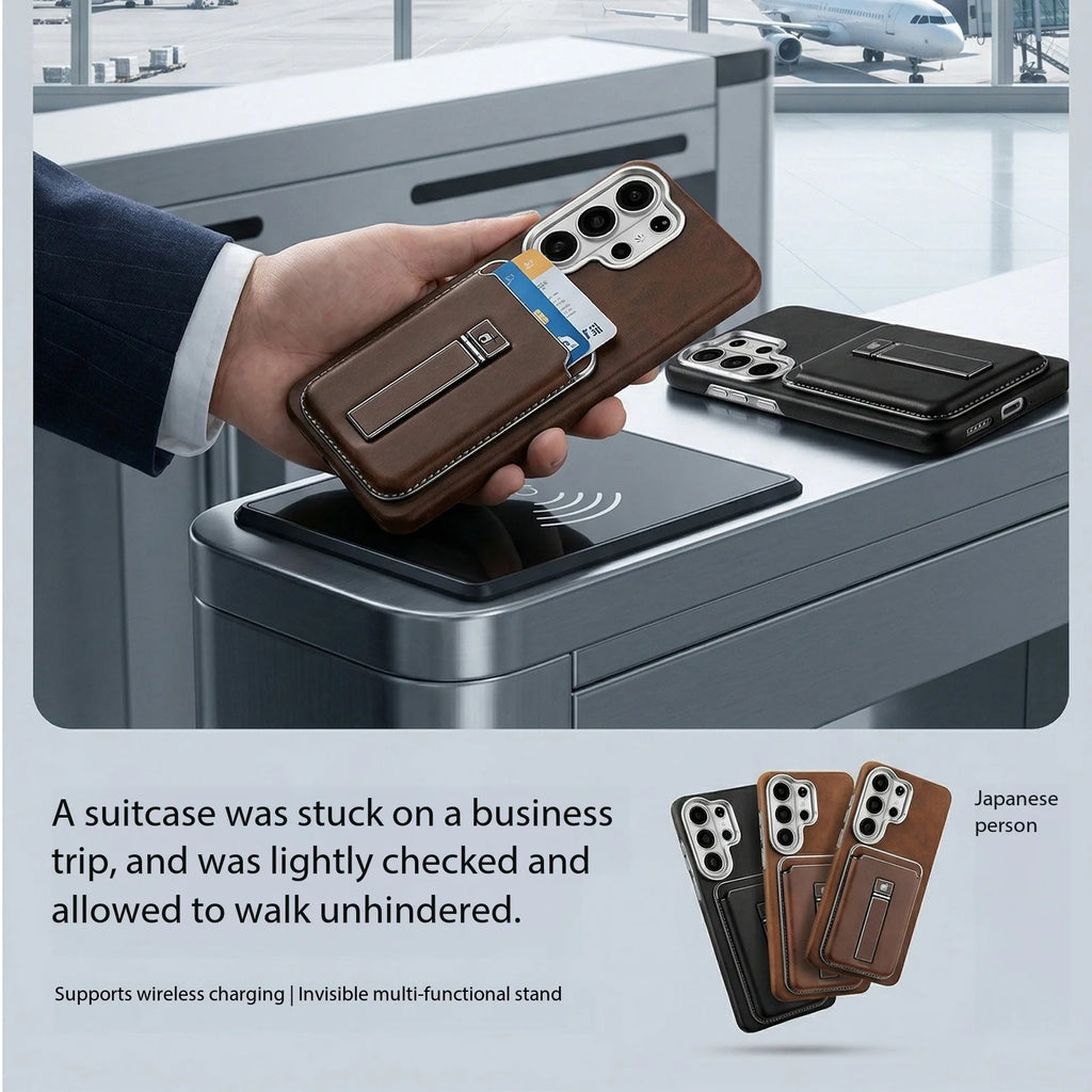 Magnetic Wallet Case for Samsung
