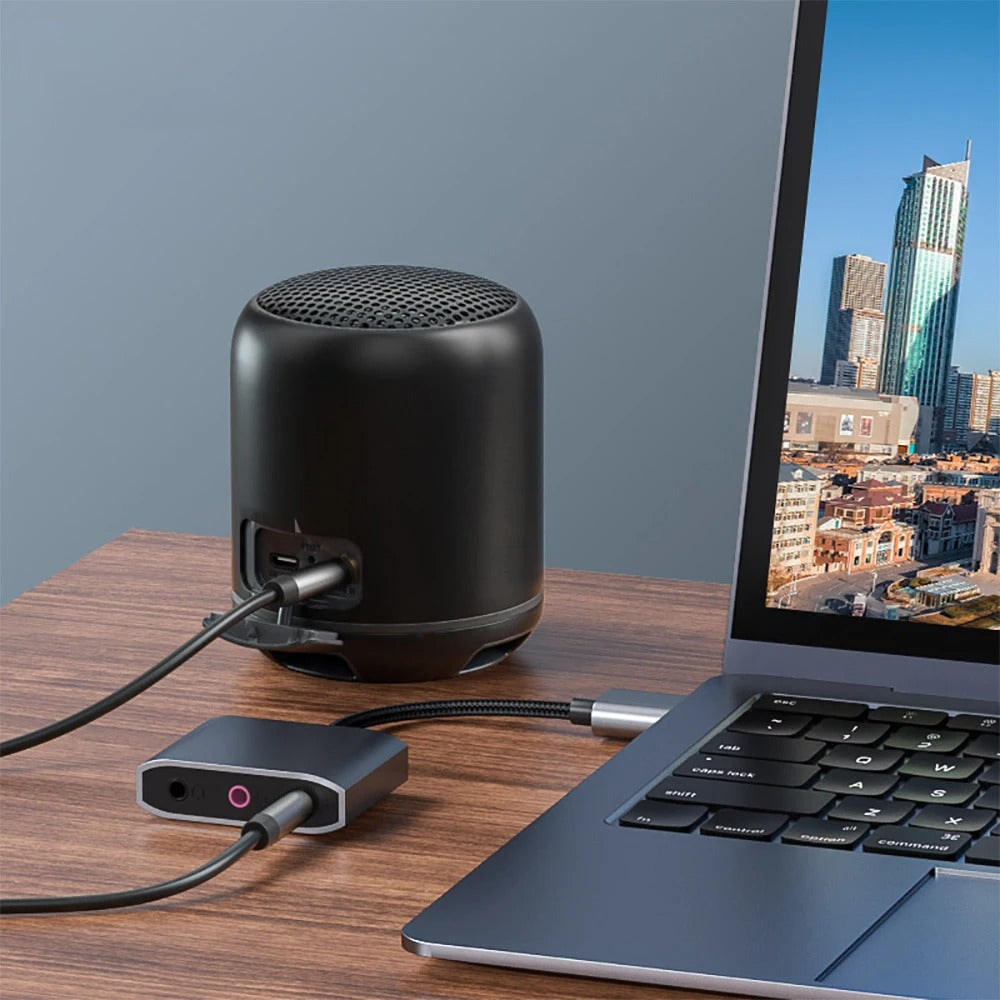 3-in-1 USB Audio Adapter