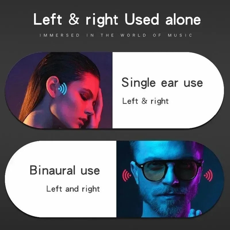Original T75 Bone Conduction Wireless Bluetooth 5.3 Headphones | Sports Waterproof Open-Ear HiFi Sound Quality TWS Earphones