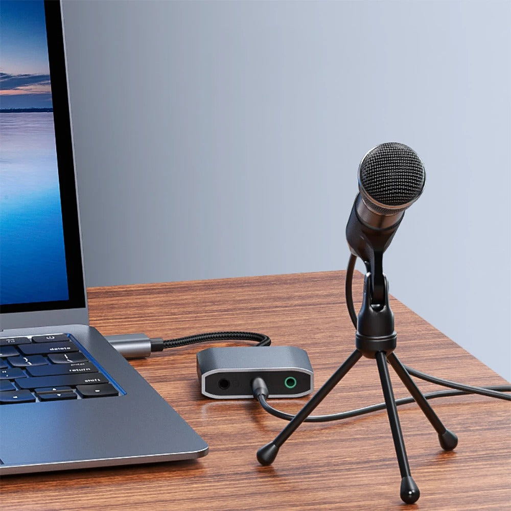 3-in-1 USB Audio Adapter