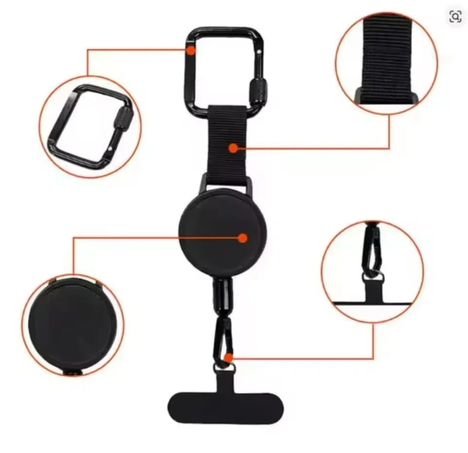 Retractable Anti-Theft Phone Lanyard
