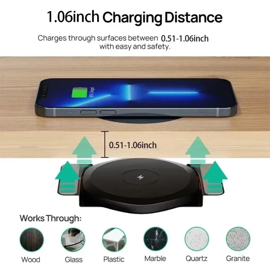 27mm Remote Desktop Wireless Charger