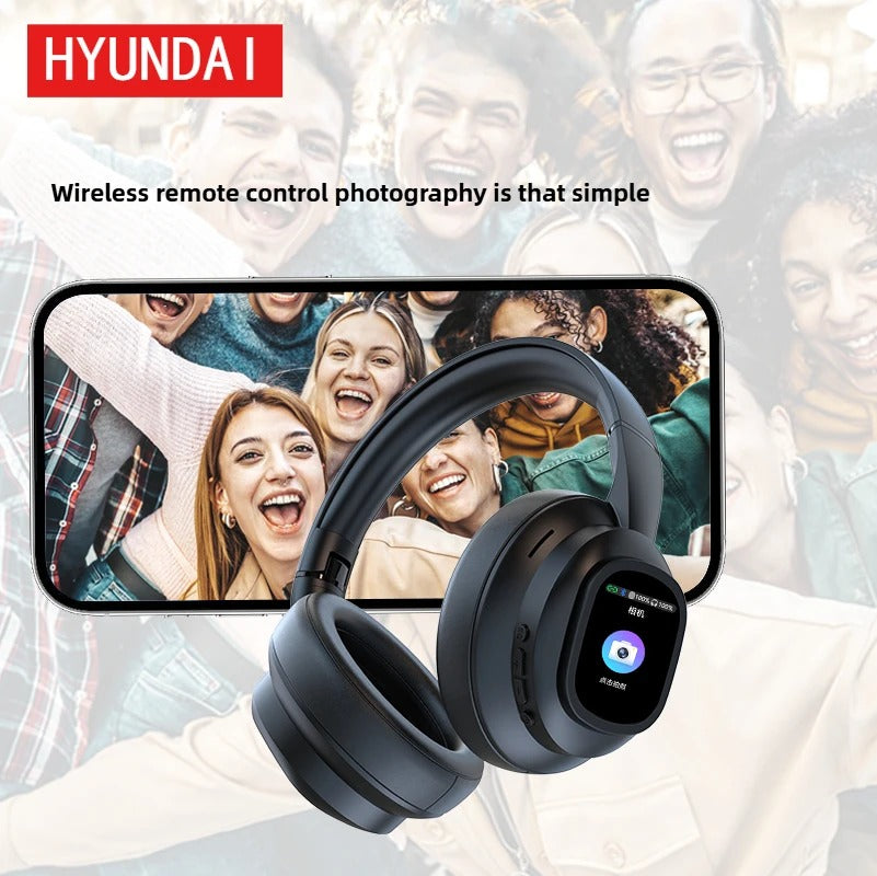 HYUNDAI X1PRO Wireless Bluetooth 6.0 AI Translation Earphones | 100+ Languages, LED Touch Screen, Magnetic Control Smart Earbuds