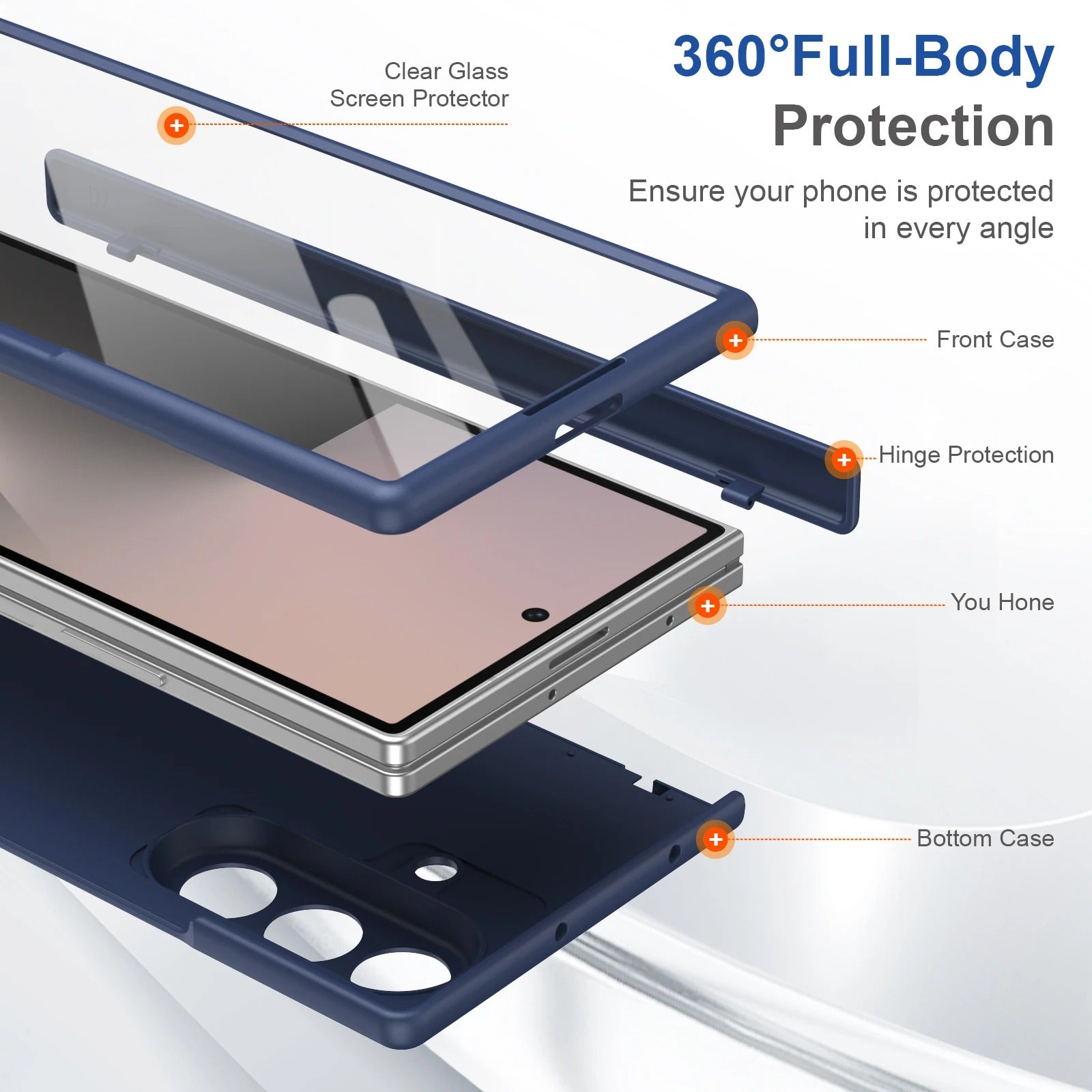 Magnetic Hinge Case for Z Fold