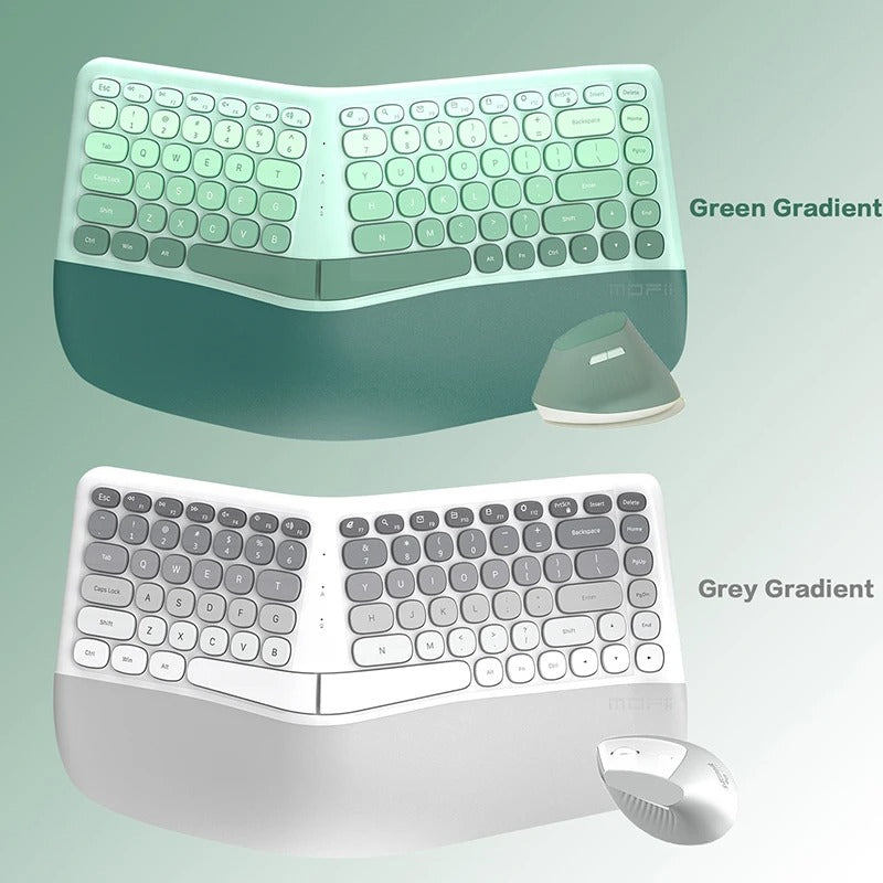 MOFII Ergonomic Wireless Keyboard & Mouse Combo