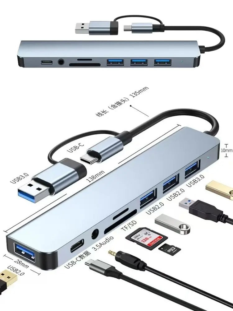 3-in-1 USB-C Hub 100W