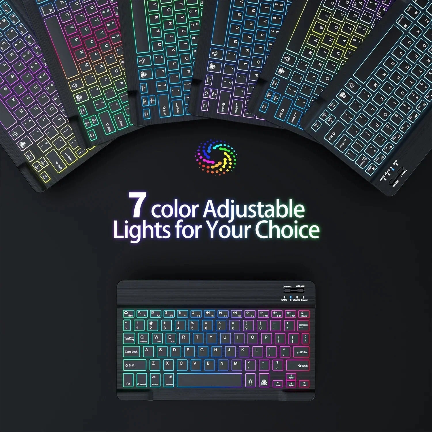 Mini RGB Bluetooth Keyboard & Mouse