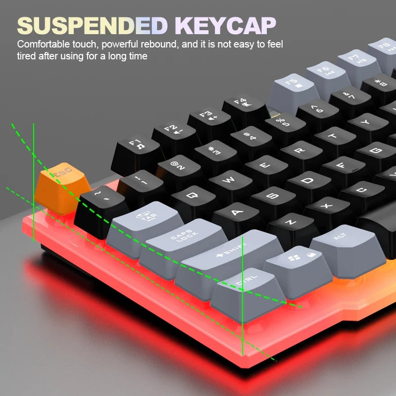 RAIKU T26 RGB Gaming Keyboard & Mouse Set