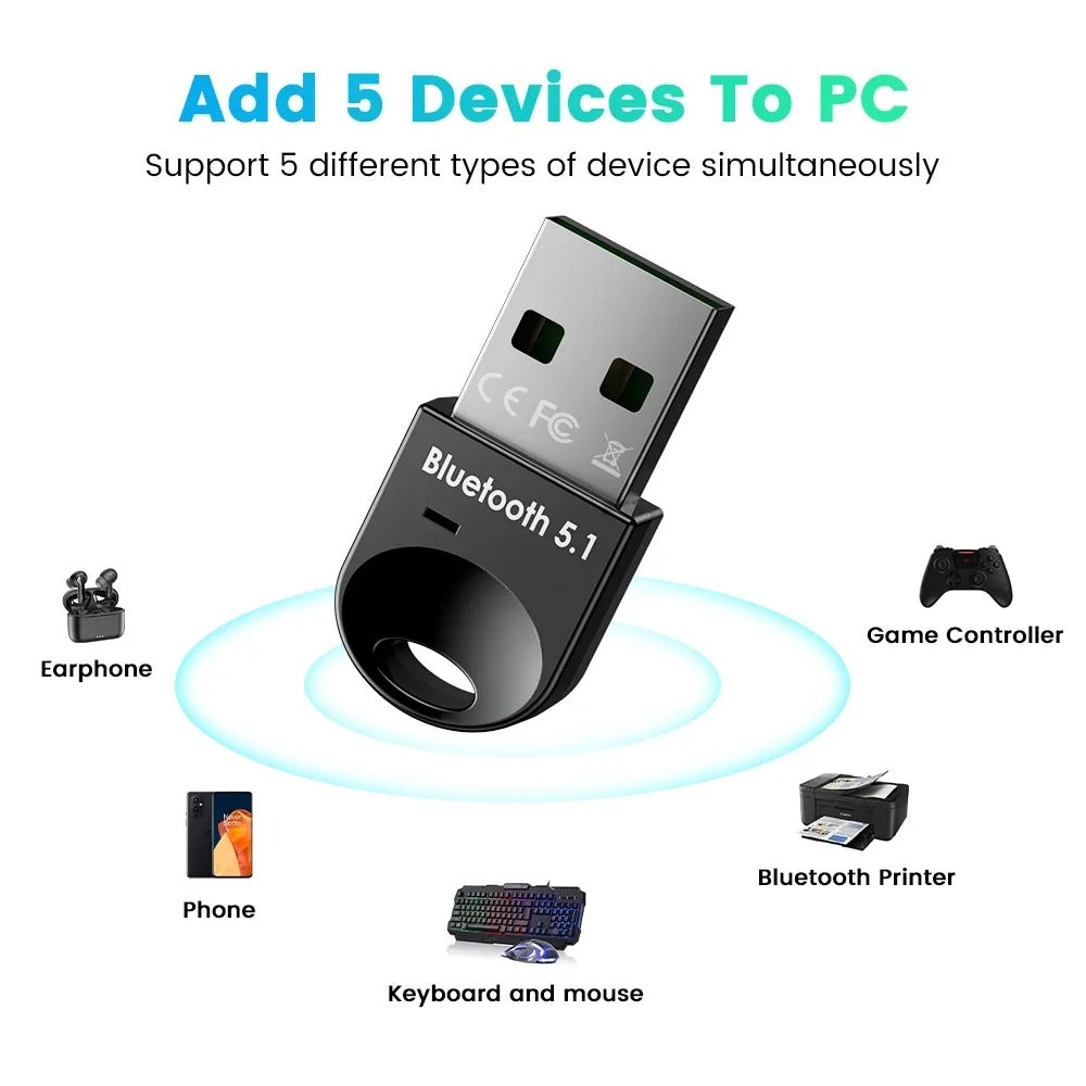 Bluetooth 5.1 USB Adapter