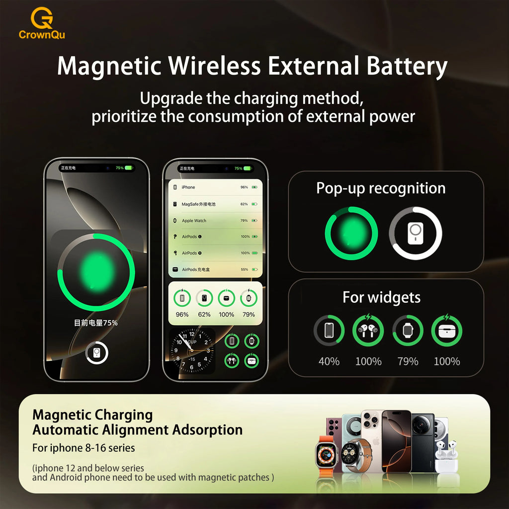 Qi2 Magnetic Wireless Power Bank