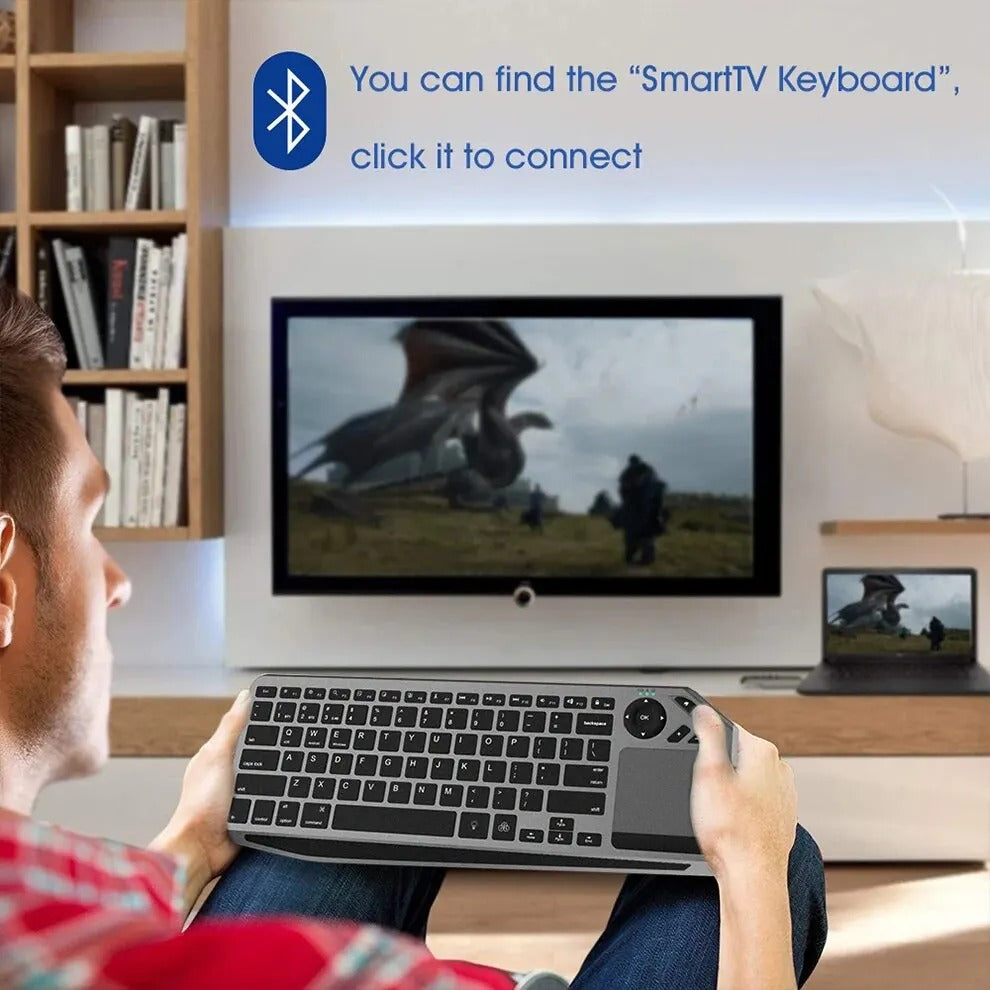 Backlit Bluetooth Keyboard with Touchpad