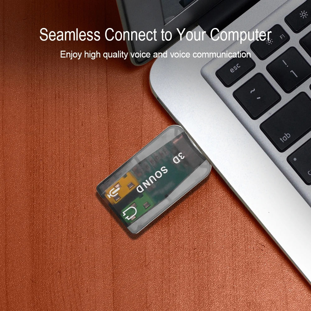USB 3D Audio Sound Card