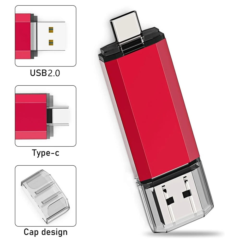 2-in-1 USB-C OTG Flash Drive