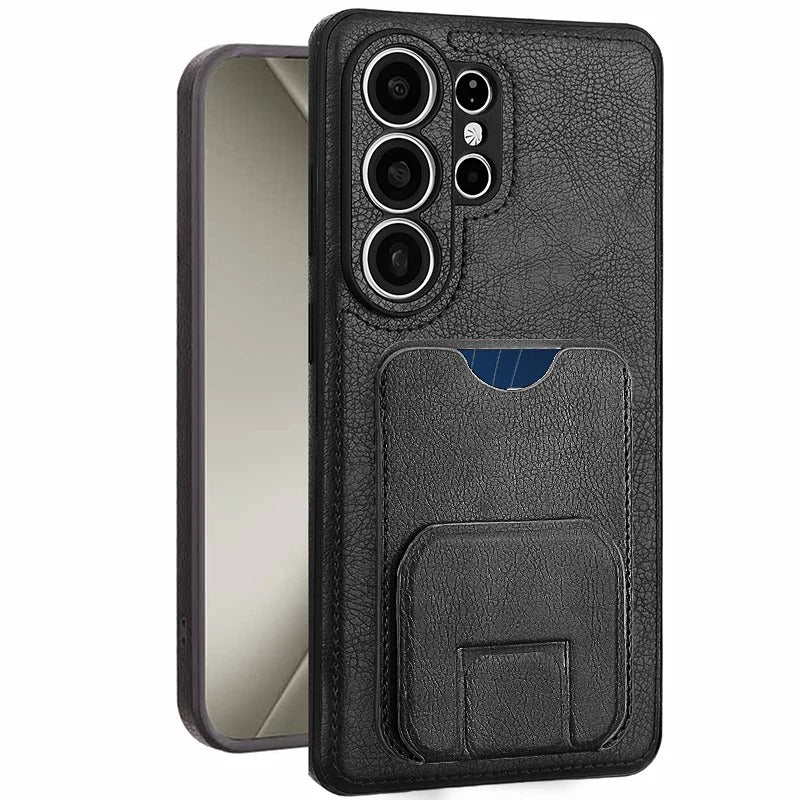 Leather Wallet Case for Samsung