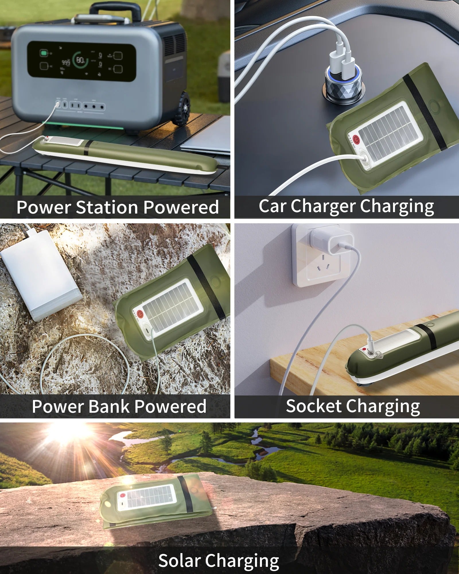 ZTARX Solar Camping Tube Light