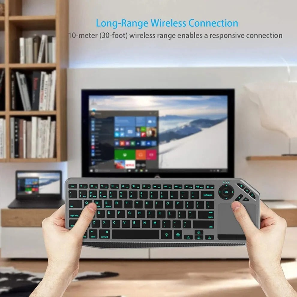 Backlit Bluetooth Keyboard with Touchpad