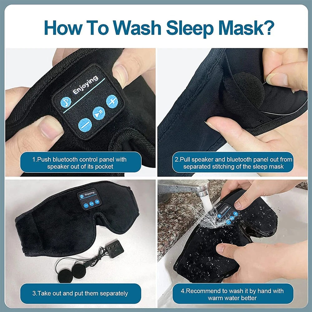 Bluetooth Sleep Mask Headphones