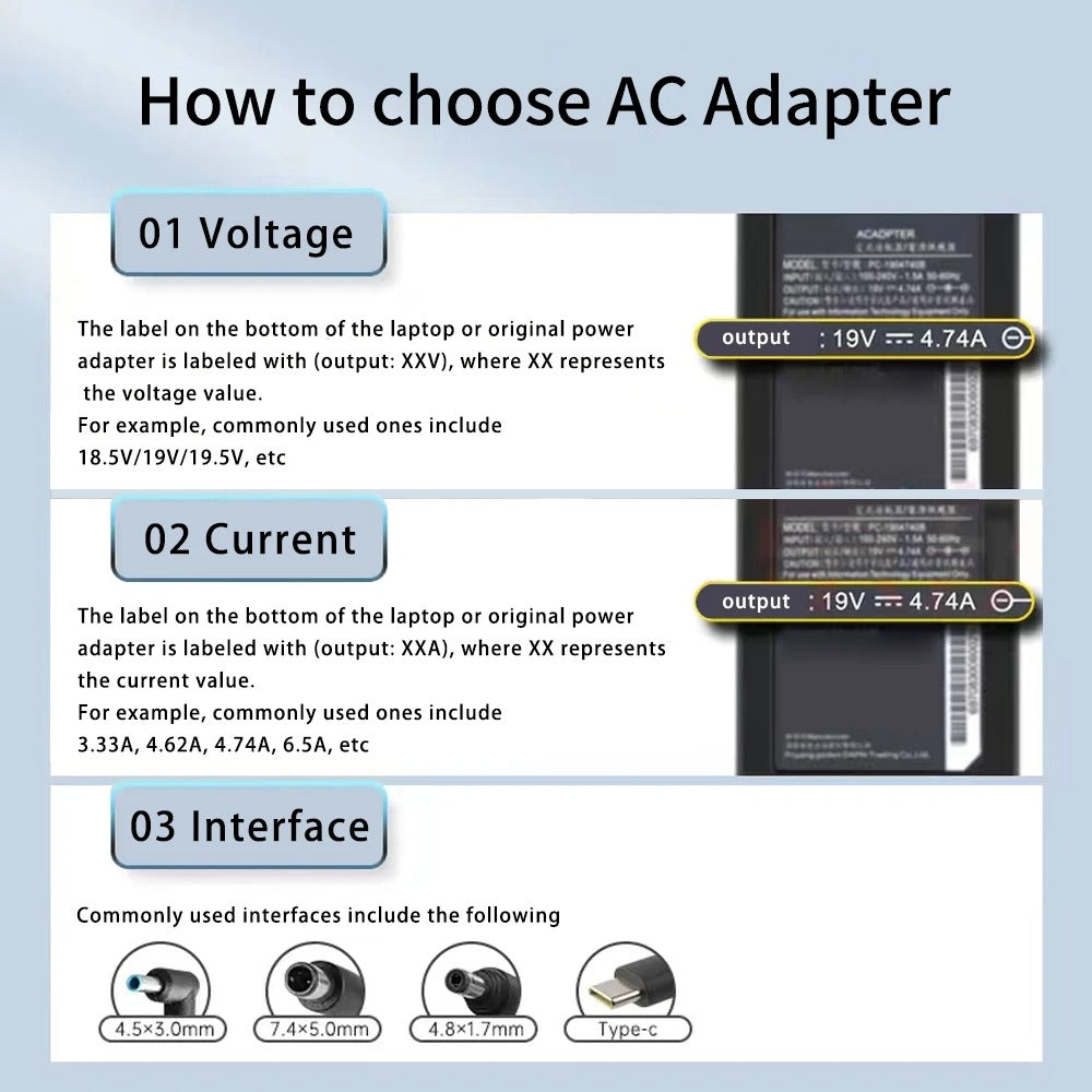 HP 65W Laptop Charger