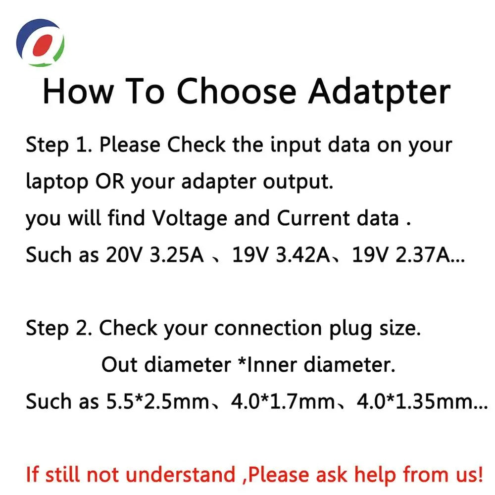 Acer 65W Laptop Charger