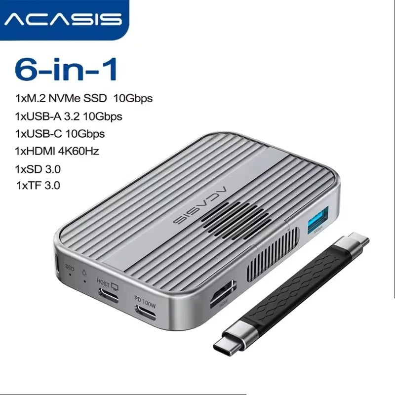 ACASIS 10Gbps M.2 SSD Dock with Bag