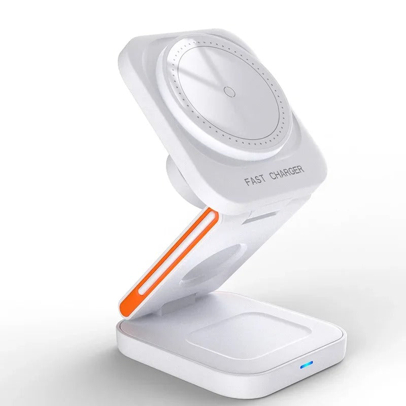 3-in-1 Foldable Magnetic Wireless Charging Station